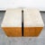 Mid Century Modern Nightstand End Side Table Custom Stone Grey Top 1980 Drawers, 2 Pieces For Sale - Image 11 of 12