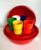 1970's Space Age Ingrid “Party Ball” Picnic Set in Red Sphere Carrying Case For Sale - Image 10 of 10