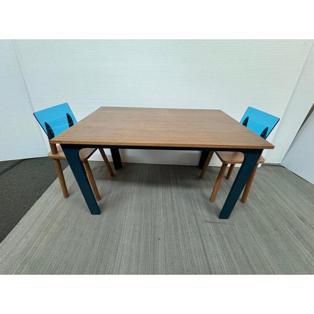 Design Plus Gallery presents a Children's Craft Table + Pair of Chairs by Nico & Yeye. The table is handcrafted using...