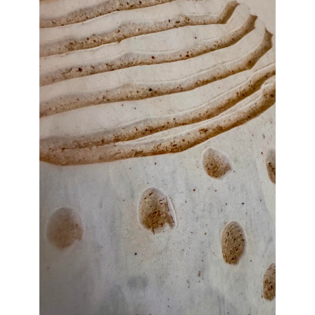 Larry Halvorsen Hand-Built Sgraffito Porcelain Vase, 1990 For Sale In Miami - Image 6 of 12