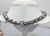 Metal Vintage 1950s Signed Napier Silvertone "Hammered" Link Chain Necklace For Sale - Image 7 of 10