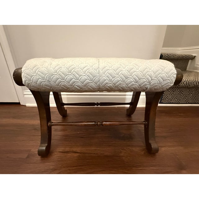 Pair of Mid-Century Japanese Obi/Slipper Chairs & Ottomans – Showa Era For Sale In Atlanta - Image 6 of 11