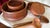1960s MCM Scandinavian Style Wooden Salad Bowl Set**Cracks Noted/Decor Use Recommended** For Sale - Image 4 of 18