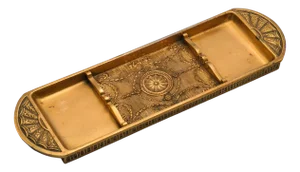 Bronze Doré Pen Tray by Tiffany, 1900s