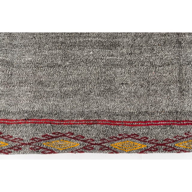 1960s Handwoven Anatolian Flatweave Kilim For Sale - Image 9 of 9