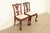 Baker Furniture Company Baker Furniture Style Chippendale Carved Mahogany Side Chairs or Dining Chairs, Pair For Sale - Image 4 of 14