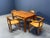 Pine Wood Dining Table and Chairs from CJ Rosengaarden, 1970s, Set of 5 For Sale - Image 9 of 12