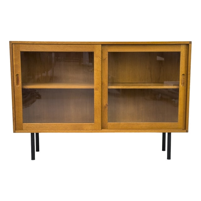 Danish Oak Display Case from Brouer, 1960s For Sale