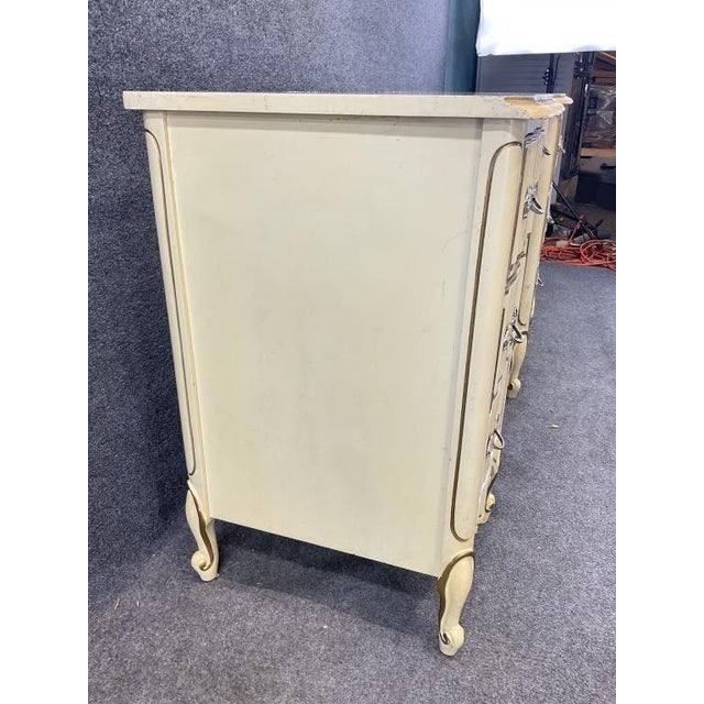 Vintage French Provincial Desk For Sale - Image 4 of 10