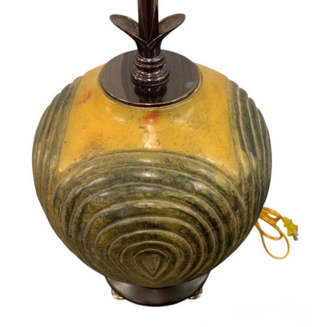 American Mid 20th Century Frederick Cooper Designer Lamp For Sale - Image 3 of 6