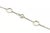 1990s Tiffany & Co. Lariat Necklace Italy 925 Sterling 18k YGold Circle Station For Sale - Image 5 of 5