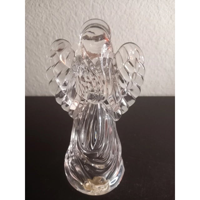 Princess House Germany Lead Crystal Angel Figurine For Sale - Image 4 of 6
