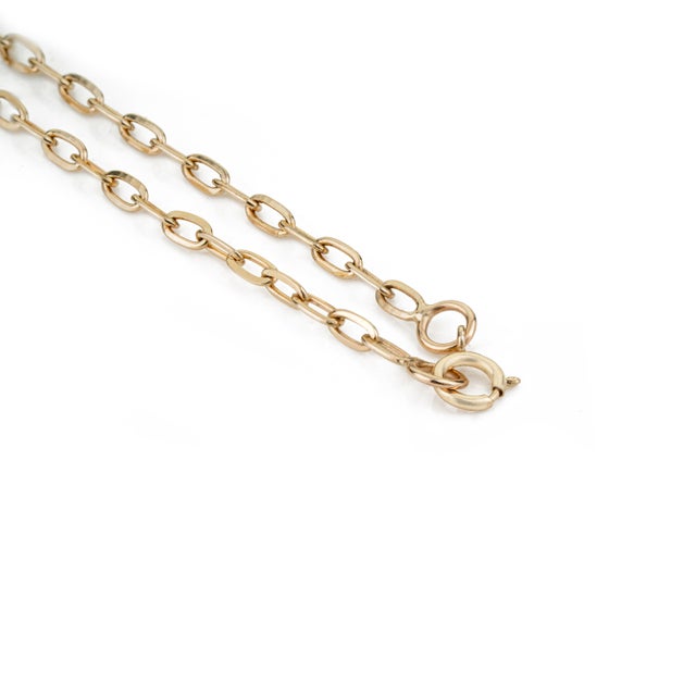 Bezel Set 7.13ct Rainbow Sapphire Contemporary Necklace in 14k Gold For Sale - Image 10 of 16