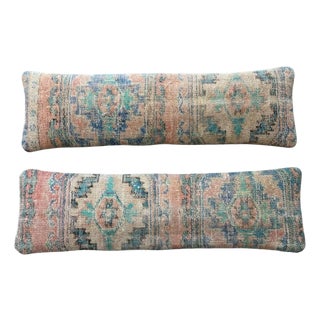 Anatolian Bedding Rug Pillow Cover 14'' X 47'' & 14'' X 48'' - Set of Two For Sale