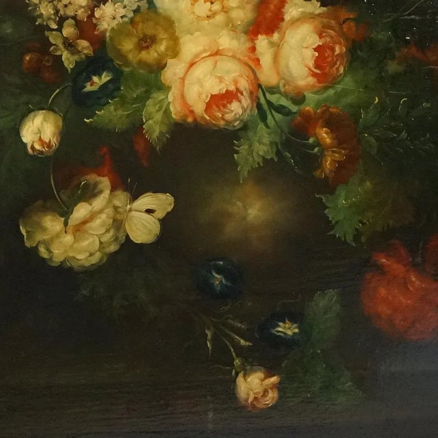 Monumental Floral Still Life Giclee, Framed, 20th Century For Sale - Image 11 of 12