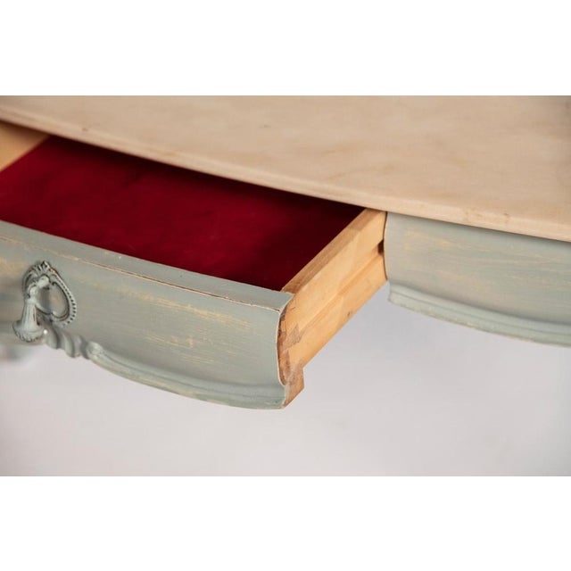 Vintage Dressing Table with Distressed Finish, 1970s, Set of 4 For Sale - Image 12 of 18