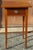 American Federal Style Mahogany Single Drawer Side Table Measures 18" in width, 18" in depth, 30" in height.