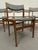 Elevate your dining space with this exceptional set of six mid-century dining chairs. Manufactured in Denmark during the...