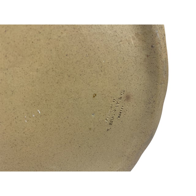 English 19th c molded jug. Faux bamboo. 9.5”h. 37-004