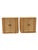 Vintage Pencil Reed Style Rattan Wicker Nightstands or End Accent Tables in Coastal Boho Chic Style Great design!...