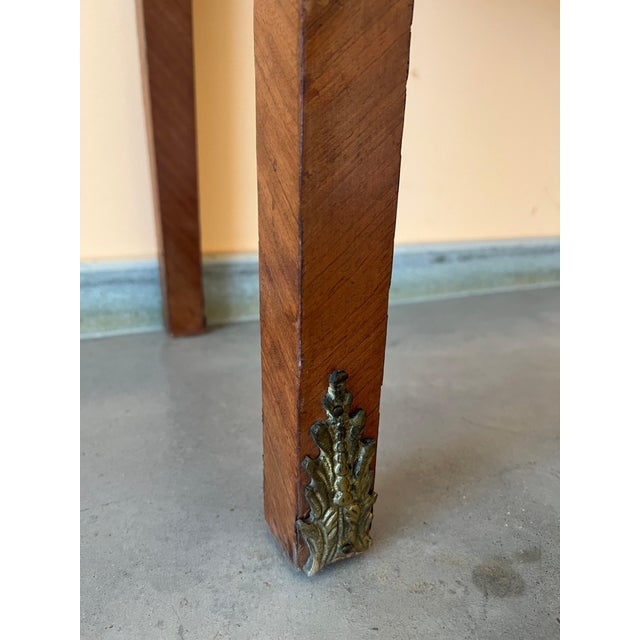 Sheraton Revival Cylinder Bureau, writing Desk with marquetry, circa 1890 For Sale - Image 14 of 18