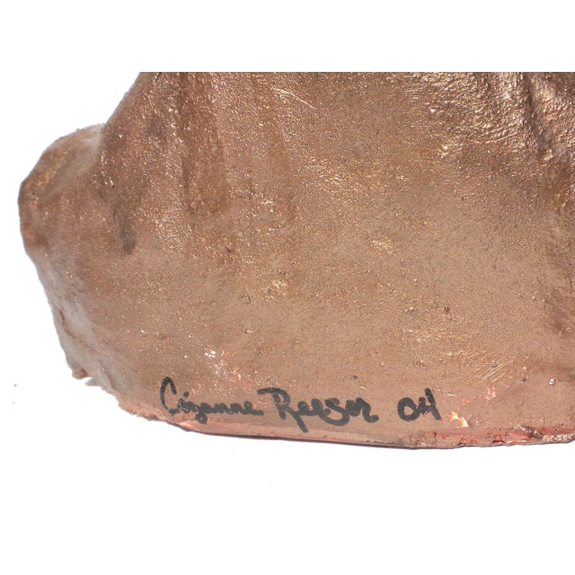 Cezanne Reesor Male Figure Bust Sculpture Chairish