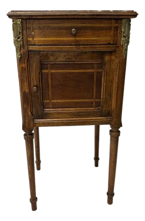 Antique Marble Top Side Table