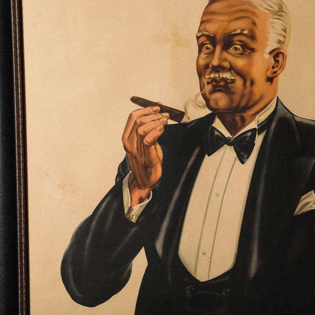 Printmaking Materials Art Deco Sigaren Maestro Poster Cigars For Sale - Image 7 of 12