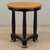 Art Deco French Art Deco Period Empire Style Round End Table With Birdseye Maple Top For Sale - Image 3 of 18