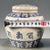 Ceramic Small Blue & White Porcelain Covered Ginger Jar With Sanskrit Script Band For Sale - Image 7 of 9