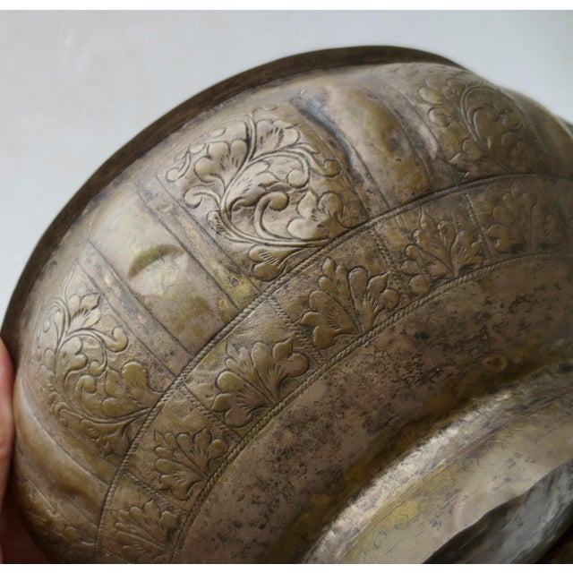 Kashmiri Repousse Copper Bowl. For Sale - Image 12 of 12