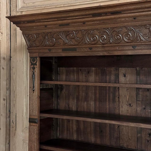 19th Century Dutch Renaissance Open Bookcase For Sale - Image 14 of 17