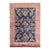 Navy Sarouk Floral Accent Rug no. j5217 For Sale