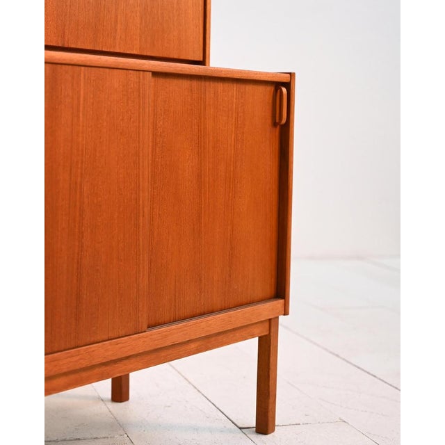 Bookcase with Bar Cabinet by Erik Wørts for Bodafors, 1960s For Sale - Image 10 of 14
