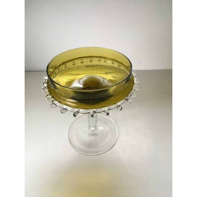 Early 20th Century Glass Footed Compote Dish For Sale In Jacksonville, FL - Image 6 of 13