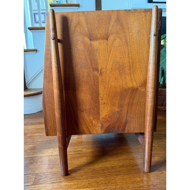 1960s Mid Century Modern Walnut Kipp Stewart for Drexel Declaration Nightstand For Sale - Image 13 of 18