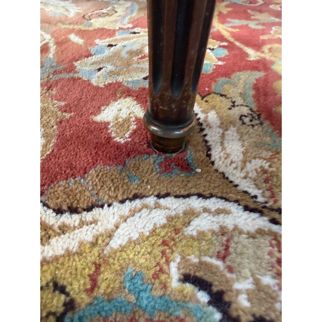 1980s Louis XVI Style Oval Dining Table, 1980s For Sale - Image 5 of 10