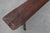 19th Century French Primitive Wooden Bench with Splayed Legs For Sale - Image 11 of 14