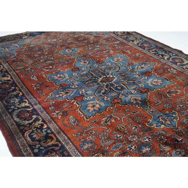 Antique Bidjar Rug 4'7'' X 7'0'' For Sale - Image 4 of 11