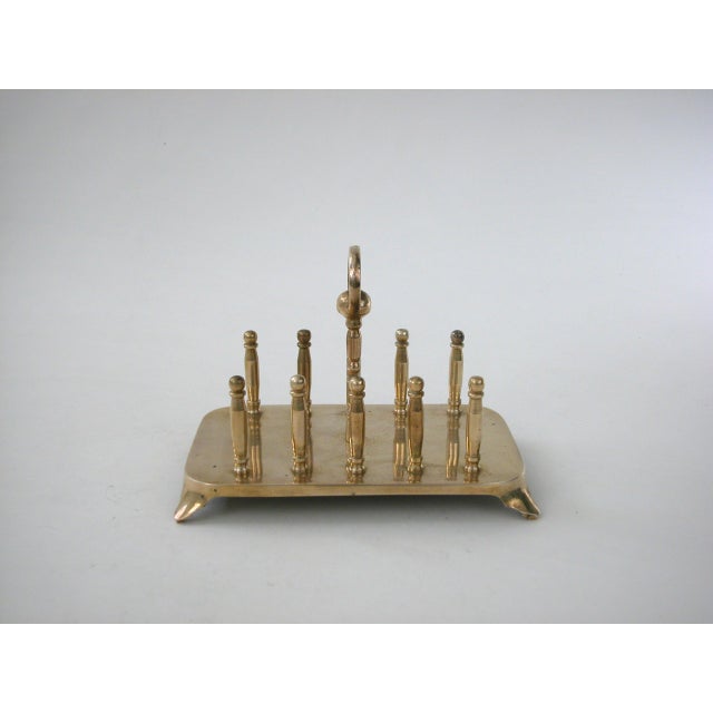 Brass Toast Rack Chairish