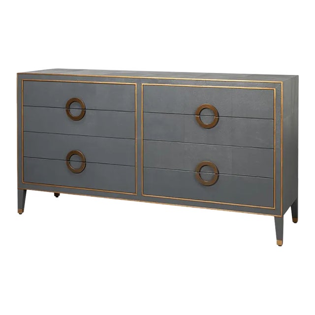 Art Deco Style Dresser in Grey For Sale