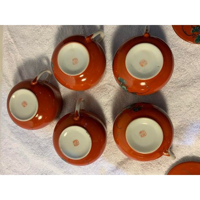 Late 19th Century Antique Japanese Kutani Porcelain Hand Painted