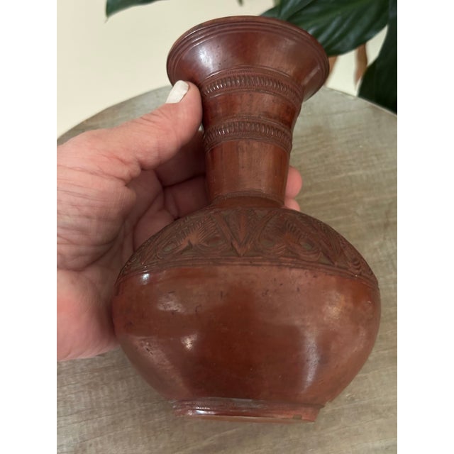 19th C Ottoman Terracotta Water Filter Vessel - Antique Tophane Islamic Redware Ceramic Qulla Jug For Sale - Image 10 of 11