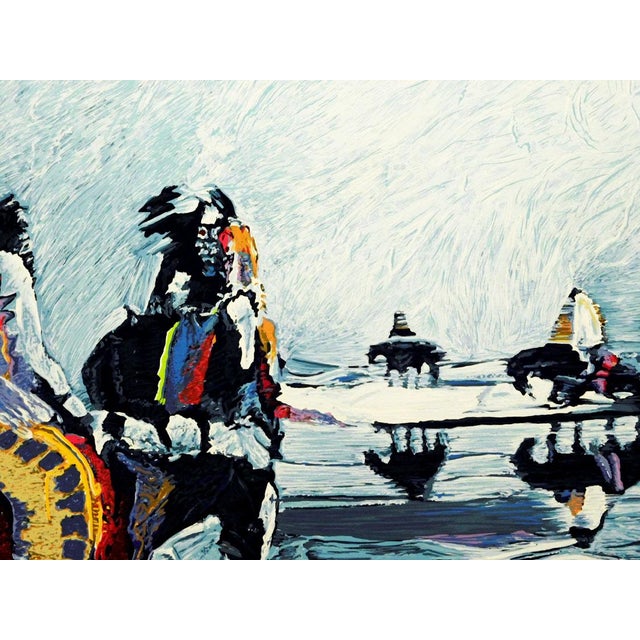 Earl Biss "Reflections on Still Waters" Serigraph on Paper Unframed Hand Signed For Sale - Image 4 of 8