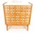 Mid-Century Modern Oak Aluminum Apothecary 30 Drawers Apothecary Cabinet on Solid Legs Formica Top For Sale - Image 3 of 6