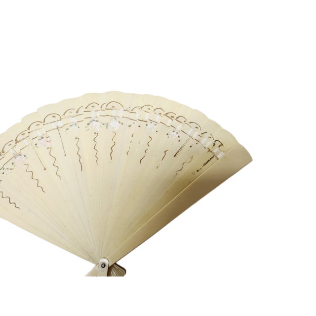 Art Nouveau Polish Celluloid Fan, 1900s For Sale - Image 4 of 11