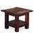 Brutalist French Solid Oak Brutalist End Table, C. 1960. For Sale - Image 3 of 7