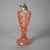 Antique Pink Coinspot Pressed Glass Oil Lamp Circa 1840 For Sale - Image 6 of 10
