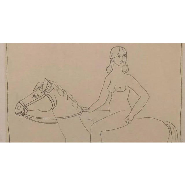 Contemporary Francois-Xavier Lalanne, Woman and Horse, 2002, Etching For Sale - Image 3 of 6