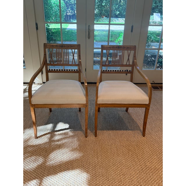 Pair of Antique Empire Chairs For Sale - Image 13 of 13